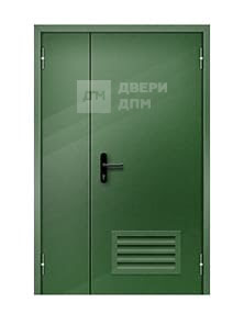 Противопожарная дверь глухая ДПМ-02 EI-45 полуторная с вент решеткой